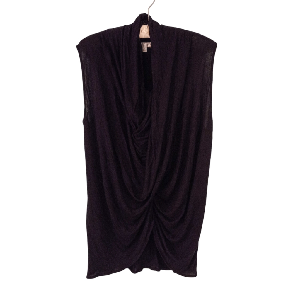 Jennifer Lopez Draped Front Tank Top | L